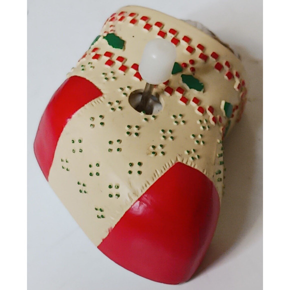 1990 Hallmark Cards Christmas Wind Up Pin Kitten in Stocking - Picture 2 of 6